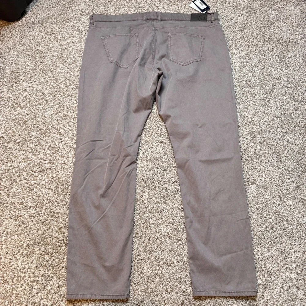 Peter Millar Crown Crafted Nick‎ Gray Wayfare 5-Pocket Pants 40x32 Performance
